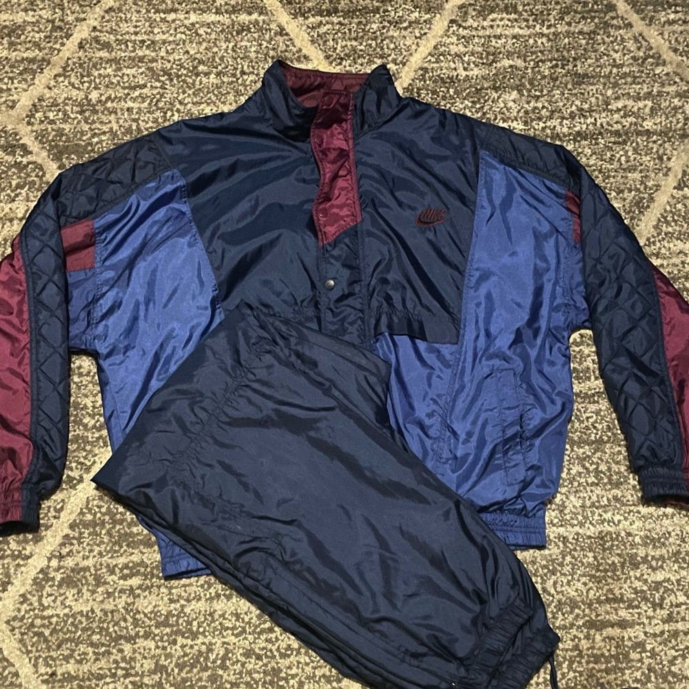 Vintage Nike tracksuit windbreaker and pants lg